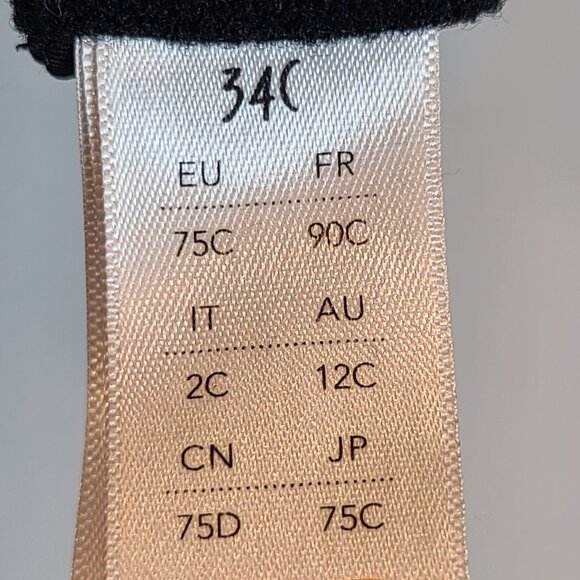 SPANX Bra 34C Star Power Show Girls Wireless Black - Picture 4 of 7